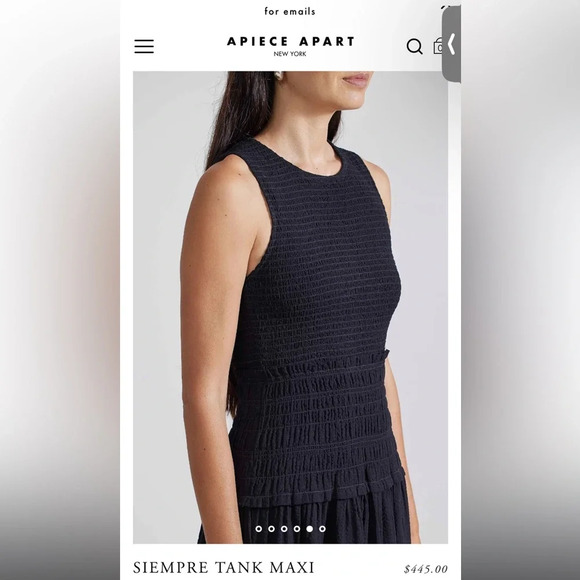 RTR Apiece Apart Siempre Abstract Tank Maxi - Picture 4 of 11